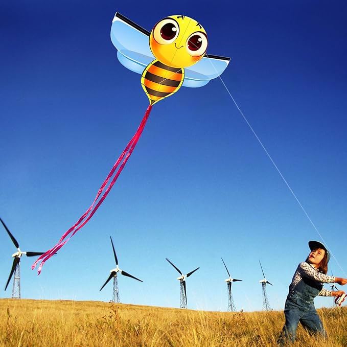 HENGDA KITE Animals Kite for Kids Beginners and Adults Cute Design High Definition Printing Easy to