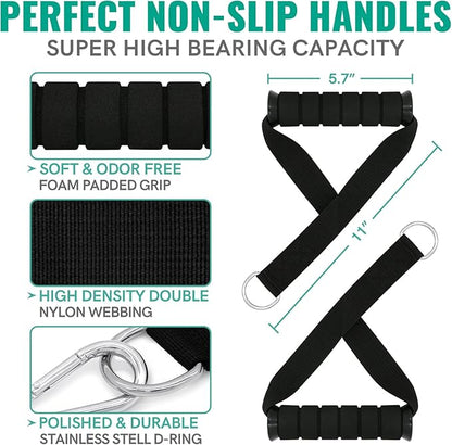Aihoye Resistance Bands for Working Out, Exercise Bands with Handles, Stretch Bands for Exercise