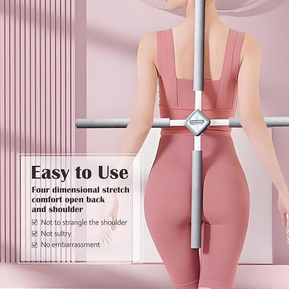 Back Straightener Posture Corrector|Yoga Stick Stretching Tool for Women and Men|Portable Posture
