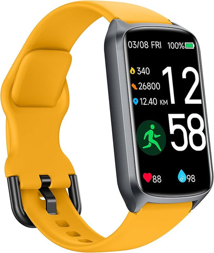 Health Fitness Tracker with 24/7 Heart Rate, Blood Oxygen, Blood Pressure, Sleep Tracker, 5ATM