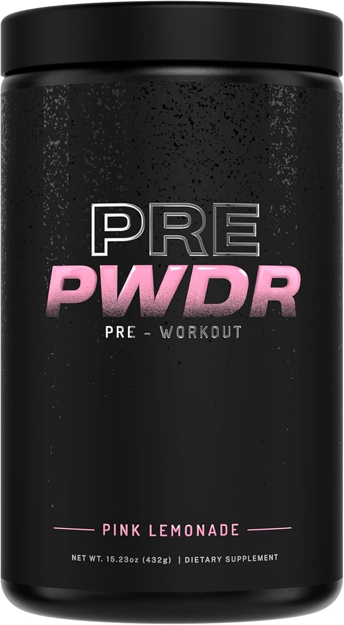 PWDRS Pre-Workout Powder, All Natural Pre Workout for Energy, Pump, Endurance & Strength, with