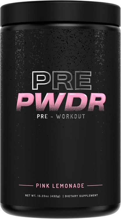 PWDRS Pre-Workout Powder, All Natural Pre Workout for Energy, Pump, Endurance & Strength, with