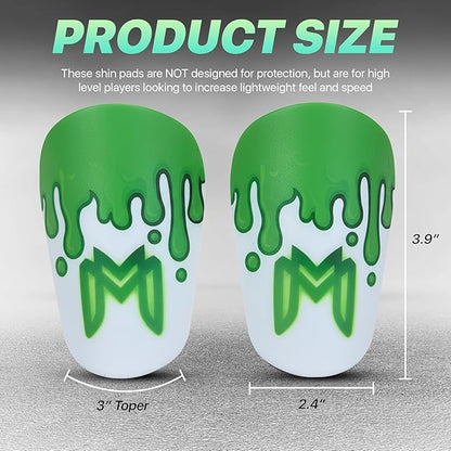 MiniGuards - Mini Shin Guards for Soccer Players - Tiny Shin Pads for Men, Women, Teens - Miniature