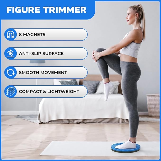 Daiwa Felicity Figure Trimmer Ab Twister Board - Waist Twister Machine for Core & Abs Exercise