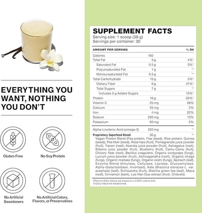 Shakeology Plant Based Protein Powder Blend ??Gluten-Free Shake with Vitamins and Minerals ??Helps