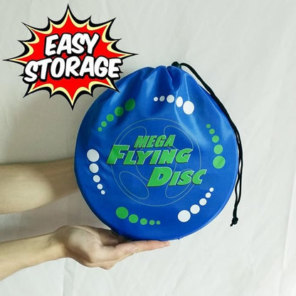 Giant Flying Disc Soft, Foldable & Floats in Air - Encourage Outdoor Play & Family Fun - Great for