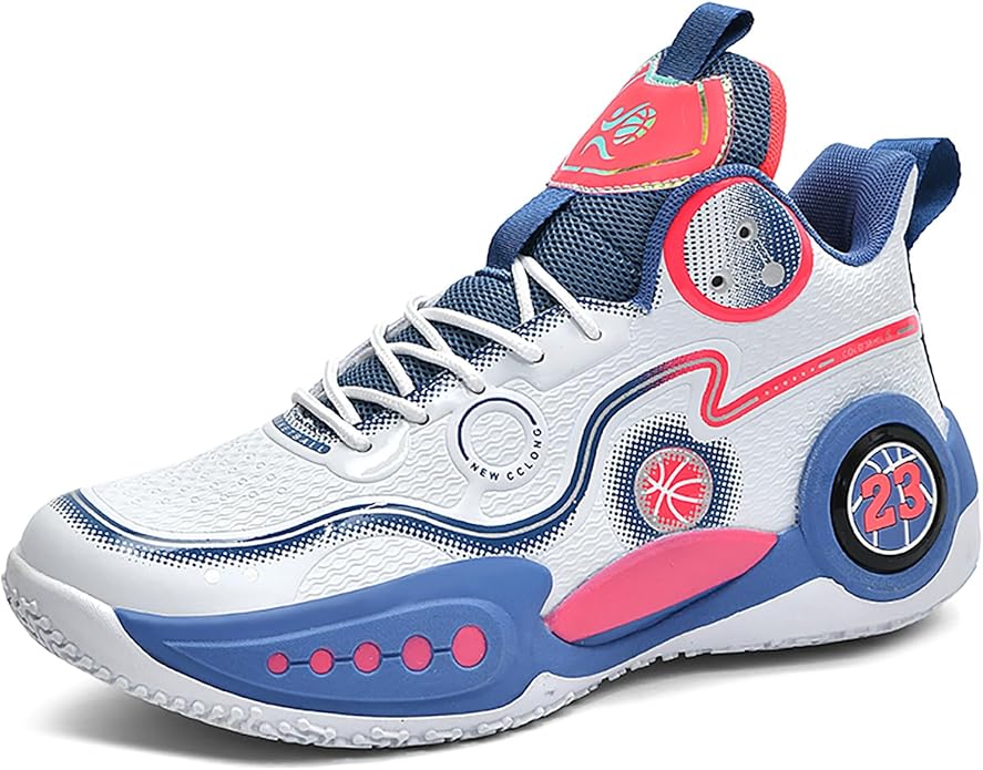 Boys Basketball Shoes Breathable Indoor Athletic Shoes Youth Outdoor Fashion Sneakers Comfortable