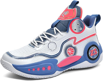 Boys Basketball Shoes Breathable Indoor Athletic Shoes Youth Outdoor Fashion Sneakers Comfortable