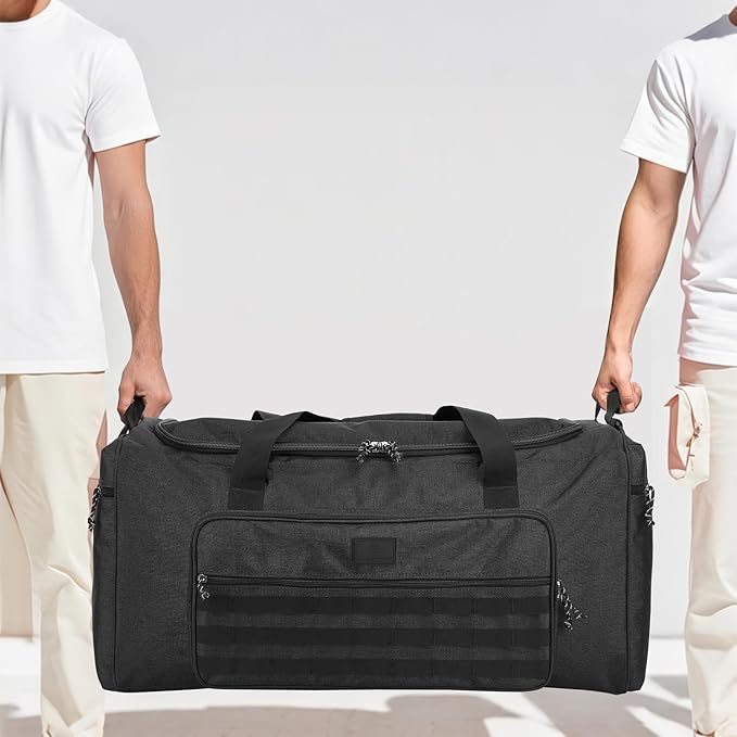 125L Extra Large Gym Duffle Bag for Men Women with Shoes Compartment Heavy Duty Tactical Sports