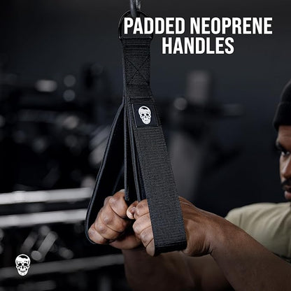 Gymreapers Tricep Rope Cable Attachment - Multi-Workout Tricep Pull Down Cable Attachment - Perfect