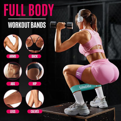 Fabric Resistance Bands for Working Out - Booty Bands for Legs -Glutes Training for Women and Men