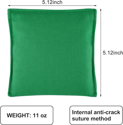 Set of 8 Regulation Cornhole Bags Double Sided, Weather Resistant Bean Bags for Cornhole Toss Game