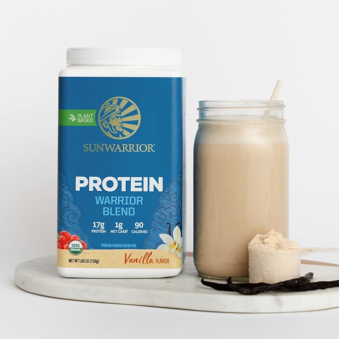 Sunwarrior Vegan Protein Powder Organic Plant-Based Protein | BCAA Amino Acids Hemp Seed Plant