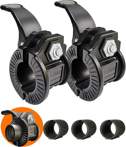 Barbell Clips 1 Inch Quick Release Weight Clamps 0.9-1.18inch Multi-Size Adjustable Olympic Clamps