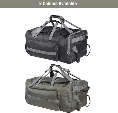 REDCAMP 85L/120L/140L Foldable Duffle Bag with Wheels, Large Travel Duffel Bag