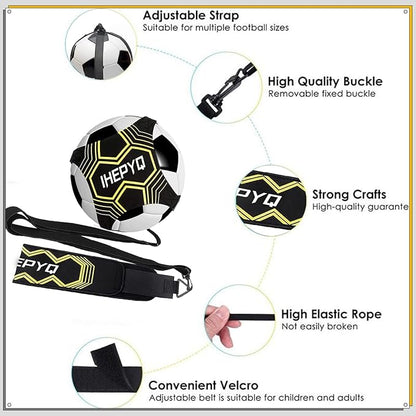Soccer Agility Training Equipment Set, 12 Rung 20Ft Agility Ladder, 12 Disc Cones, 4 Steel Stakes