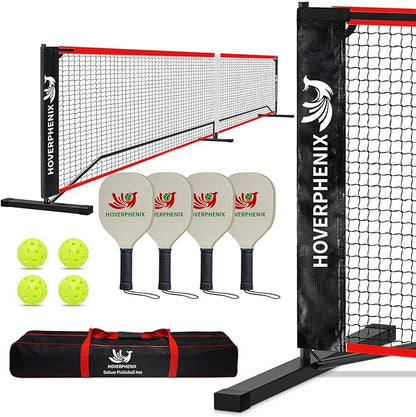 Pickleball Net for Driveway, Portable Pickleball Net System with Regualtion Size 22FT Pickle Ball