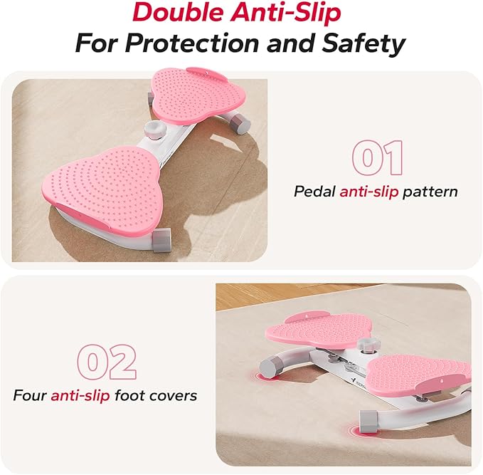 MERACH Waist Twister Machine, Ab Twist Board with 300 lbs Weight Capacity, Abs Workout for Slim