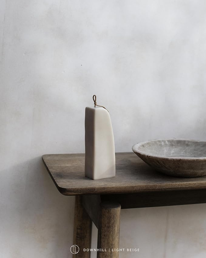 LAWA Downhill Candle - Beautiful Handmade Pillar Scented Soy Wax Elegant Aesthetic Candle