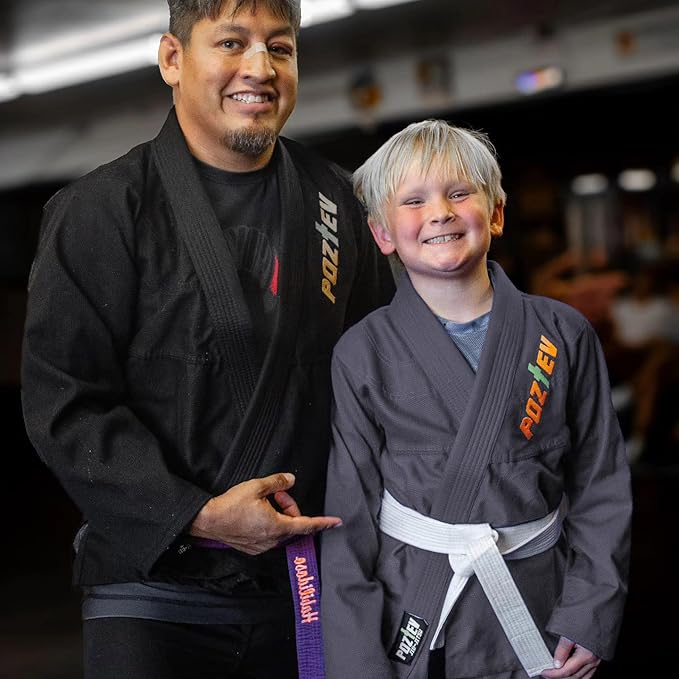 Kids Brazilian Jiu Jitsu Gi For Kids BJJ Gi Youth Grappling Kimonos Preshrunk Lightweight Martial