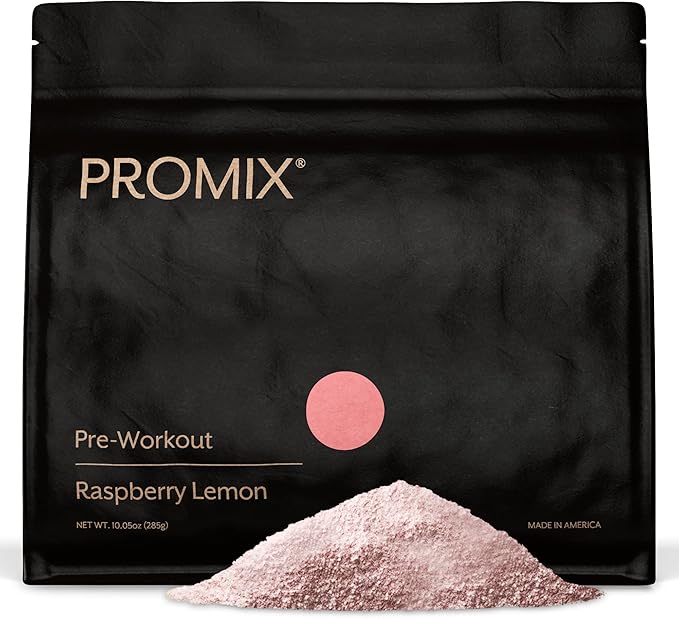 ProMix Nutrition Pre-Workout Powder, Raspberry Lemon - Maximize Focus - Helps Muscle Gain