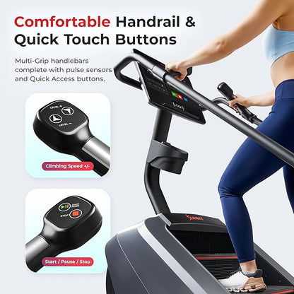 Sunny Health & Fitness Premium High-Intensity Smart Stepper Stair Climber, Commercial Grade, Cardio