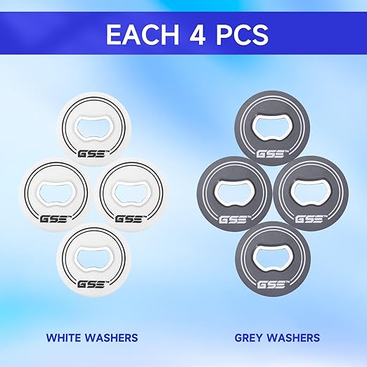 GSE Games & Sports Expert Set of 8 Replacement Washers with Bottle Opener for Washer Toss Game