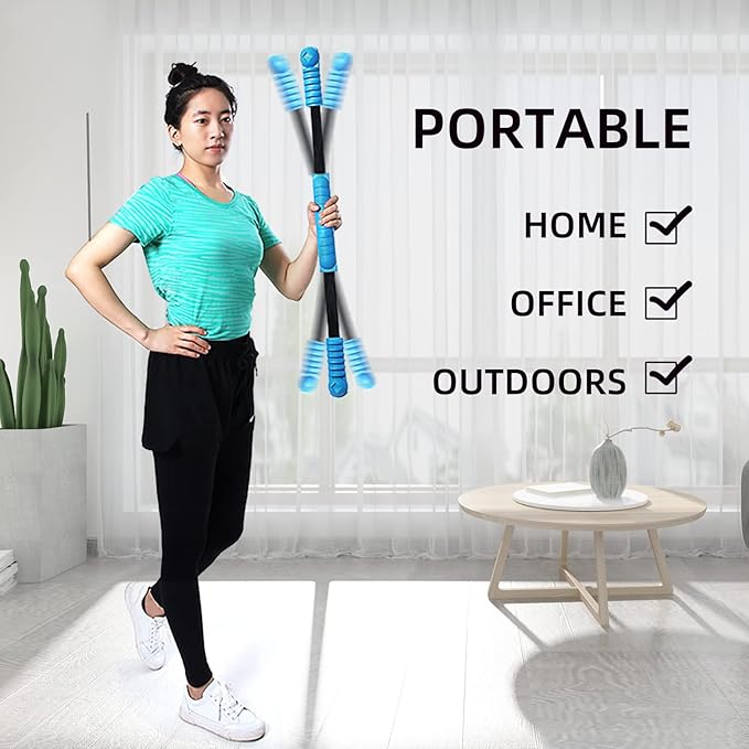 Elastic Fitness Stick Elastic Bar Body Exercise Bar Muscle Training for Exercise Tremor Stick