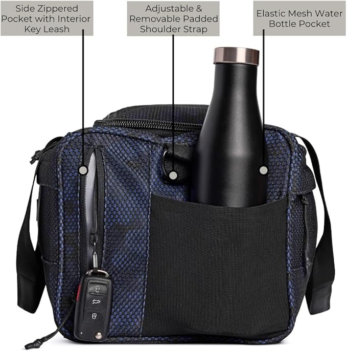Vooray 23L Boost Duffel Bag – Small Travel & Gym Bag with Shoe Pocket, Weekender for Women & Men
