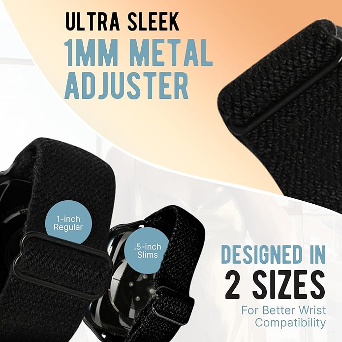 Braxley Bands - Organic Cotton Watch Bands For Women and Men, Compatible With All Apple Watch Sizes