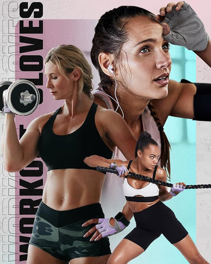 VINSGUIR Workout Gloves for Women and Men, Breathable Weight Lifting Gloves for Gym Exercise
