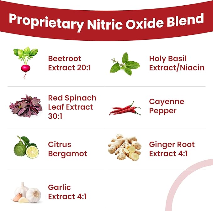 Nattokinase Supplement Nitric Oxide Capsules Beet Root Extract High Potency Lumbrokinase &