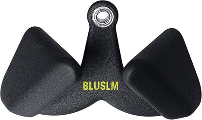 LAT Pull Down Bar for Cable Machine, LAT Pulldown Attachments T Bar V Bar Cable Attachment, Back