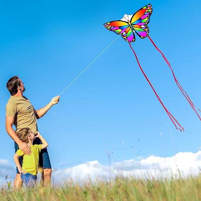 New Butterfly Kites for Kids & Adults,Easy to Fly Kite,Best Kite for Beginners,Kites for Kids Age
