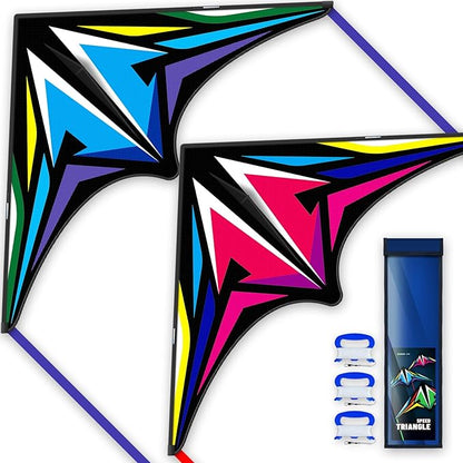 Delta Kites for Kids & Adults, Extremely Easy to Fly, Single Line Beach Kite