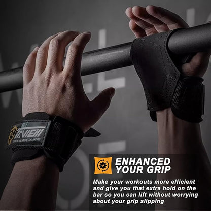 Wrist Straps for Weightlifting for Maximum Grip Support - Lifting Deadlift Strap & Weight Lifting