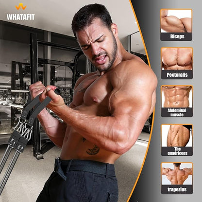 WHATAFIT Resistance Bands, Exercise Bands，Resistance Bands for Working Out, Work Out Bands with