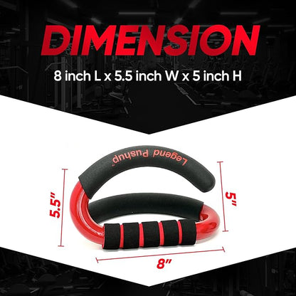 Legend Pushup ??Advanced Push-Up Bars to Eliminate Wrist Pain, Generate More Muscle Growth, Deliver