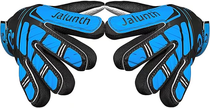 Jalunth Soccer Goalie Gloves Kids Youth Goalkeeper Field Player Gloves Boys Girls Training Grip
