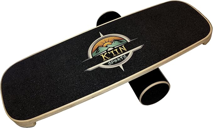Kiin Balance Board Trainer, adjustable stoppers ??Indo Board, Balancing Board for Surfing, Core