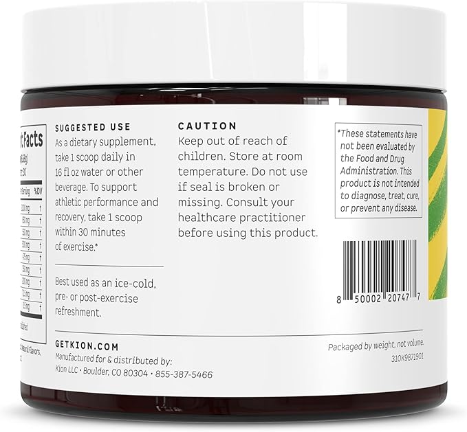 Kion Aminos Essential Amino Acids Supplement - Amino Acid Powder, Amino Energy Powder, Essential