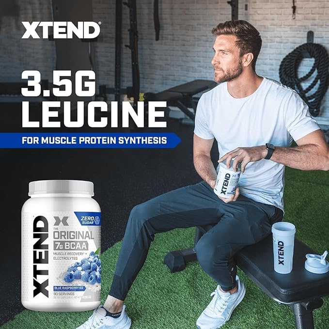 Xtend XTEND Original BCAA Powder 7g BCAA and 2.5g L-Glutamine, Sugar Free Post Workout Muscle