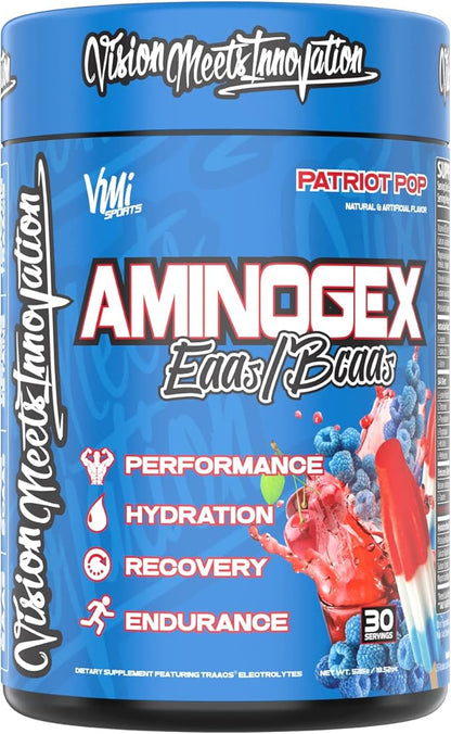 VMI Sports Aminogex Ultra | BCAA Powder | Amino Acids + Betaine and Glutamine | Amino Acid Post