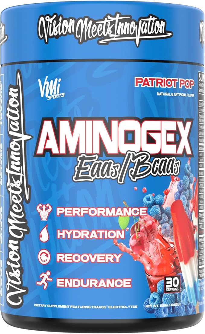 VMI Sports Aminogex Ultra | BCAA Powder | Amino Acids + Betaine and Glutamine | Amino Acid Post