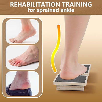 Ankle Balance Board for Sprained Ankle Recovery,Plantar Fasciitis Relief,Posture Corrector,Physical