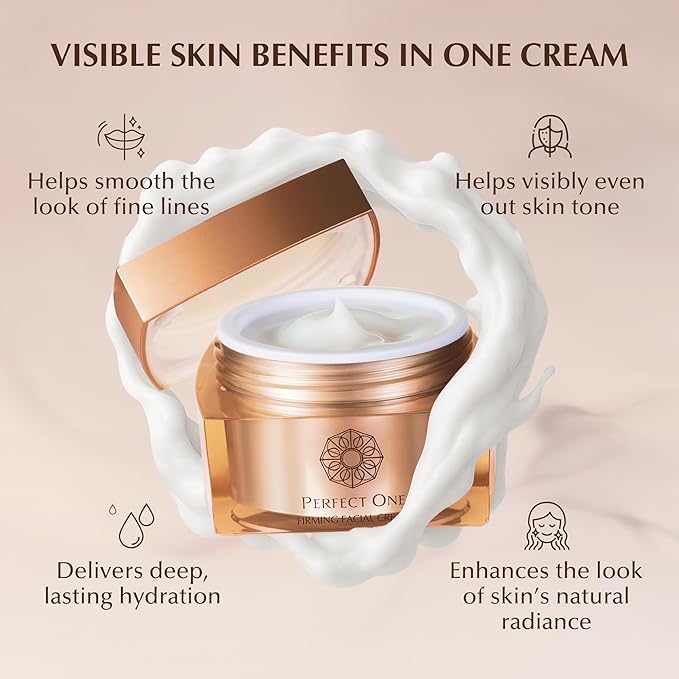 PERFECT ONE Firming Facial Cream - Helps The Skin Appear Firmer & Brighter - All-in-One Ultra