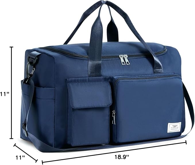 FIORETTO Women's Gym Duffle Bag with Shoes Compartment, 37L Capacity, Ideal for Travel, Gym
