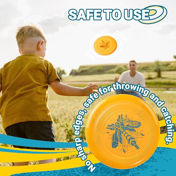 Wham-O Frisbee Go Flying Disc, 9 Inch Lightweight Sports Disc for Beginners Outdoor Beach Backyard