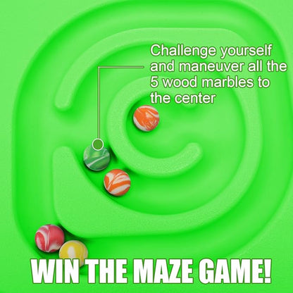 Maze Balance Board for Kids Plastic Wobble Rocker Balance Board with Mini Balls Load 170lb for