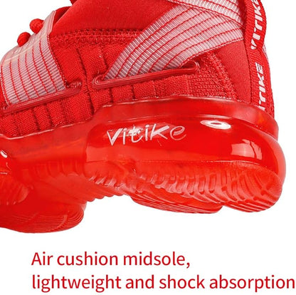 VITUOFLY Kids Basketball Shoes Boys Air Cushion Sneakers Girls Mid Top School Hoops Shoes Non-Slip